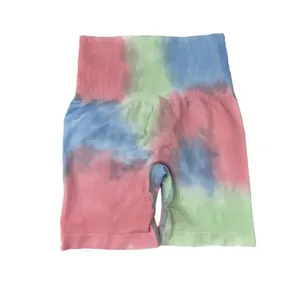 OEM High Waist Gym <b>Leggings</b> Seamless Stretchy Yoga Shorts With Compression Spandex Sportswear Running & Fitness for Women - Product Image 5