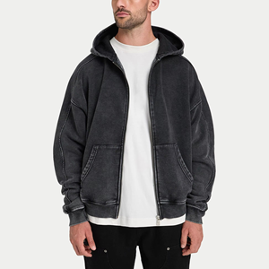 2025มีฮู้ดแบบสวมหัวสำหรับผู้ชายเสื้อฮู้ดผู้ชายแบบลำลองแบบถอดออกทางศีรษะมีฮู้ดผ้าคอตตอนผสมใหม่ออกแบบได้ตามต้องการ - Product Image 4