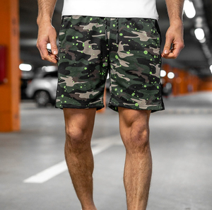 Shorts de jogging en toile à cordon de serrage pour homme, coupe classique, décontractés, taille élastique, poches, grande taille, motifs tendance - Product Image 6