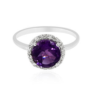 Conception de luxe solide 925 argent sterling améthyste zircon multi pierre anneau pendentif ensemble fournisseur de bijoux - Product Image 3