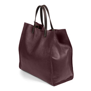 Bolso Shopper Bianca para Mujer. Cuero Dollaro genuino. 35x16x35cm. Hecho en Italia. - Product Image 2