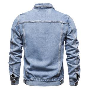 Veste en jean slim pour homme, version coréenne, grande taille, veste décontractée à la mode, cardigan, vente en gros, veste de cow-boy - Product Image 3