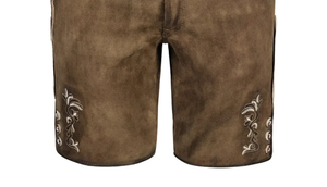 Lederhosen sur mesure à taille haute pour hommes et garçons, fabriqués en tissu - Product Image 4