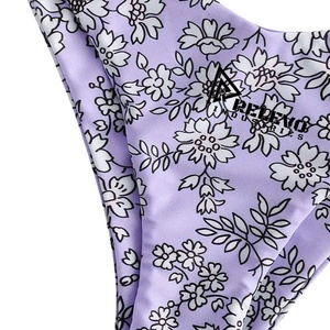 Custom Ladies Swim Set Bikini Two Piece Soft Elastic Nylon Spandex Quick Dry Summer Beach Pool Wear - Product Image 5