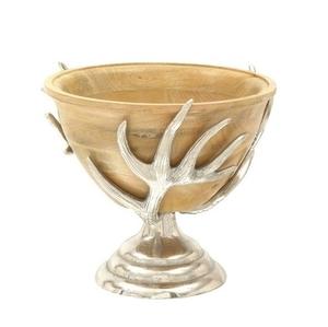 Support design en bois de cerf coulé en gros bols de concepteur de fête de mariage et d'événements bol de service décoratif moderne en métal de luxe pour la nourriture - Product Image 2