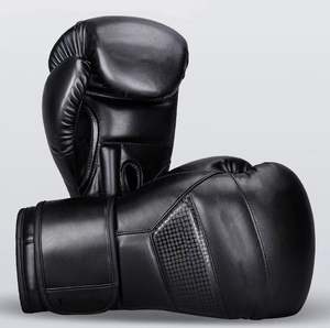 ถุงมือชกมวยแบบผูกเชือกสีแดง ขนาด 14 ออนซ์ 16 ออนซ์ สำหรับผู้ใหญ่ ทำจากหนัง PU สำหรับฝึกซ้อม MMA คิกบ็อกซิ่ง และซานด้า ระดับมืออาชีพ - Product Image 1