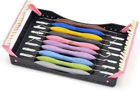 Juego de 10 Uds. De instrumentos de relleno de compuesto Dental LM Arte, juego dental de silicona de acero inoxidable, instrumentos quirúrgicos - Product Image 3