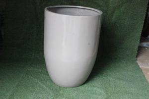 Maceta FRP pequeña de fibra de vidrio gris con textura áspera macetas y macetas para interior y exterior para uso en el hogar y el jardín - Product Image 2