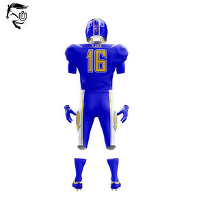 Uniformes de football américain personnalisés de haute qualité vêtements de sport respirants à séchage rapide ensembles de numéros imprimés courts toutes les tailles disponibles - Product Image 5