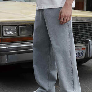 High Street Material transpirable Hecho Hombres Pantalones de mezclilla de gran tamaño Tarifa al por mayor Pantalones de mezclilla de gran tamaño de alta calidad para hombres - Product Image 4