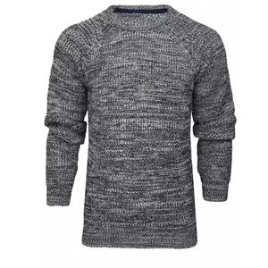 Pulls en tricot 100% coton surdimensionnés de style nouveau personnalisés pour hommes, logo brodé personnalisé - Product Image 1