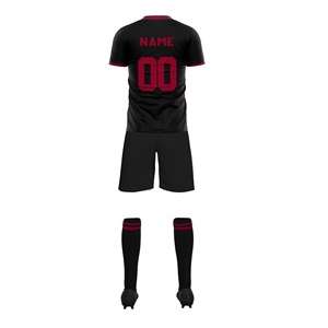 Diseño y logotipos personalizados de alta calidad, juegos completos de fútbol con impresión, uniforme de equipo de fútbol, ropa deportiva de entrenamiento, uniforme completo de fútbol para hombres - Product Image 3