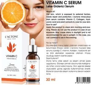 L'actone Sérum Vitamine C 30 ml Fabricant turc de marque privée de gros - Product Image 3