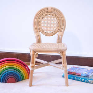 Chaises bébé en rotin, chaise enfant en cannage tressé, fournisseur direct, accessoires pour chambre d'enfant - Product Image 3