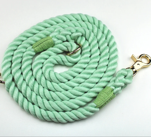 Cotton Rope <b>Leash</b> for Dogs, Natural Dye Rope <b>Leash</b>, Pastel Dog Accessories Ombre Dog <b>Leash</b> - Dog Lead - Product Image 1