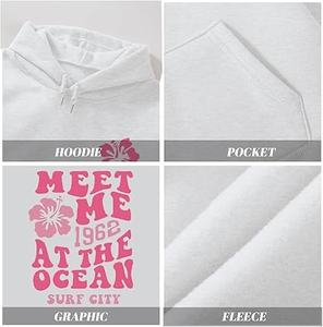 Sweat à capuche en coton imprimé avec logo personnalisé, imprimé en relief de haute qualité, lourd, surdimensionné, taille plus, pull pour femmes - Product Image 6