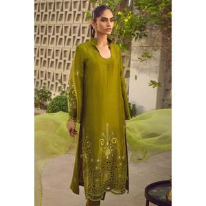 Ensemble chemise et dupatta en mousseline Estelle pour le printemps/été - Product Image 2