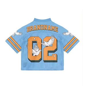 Custom Manufacturer Men's <b>Boxy</b> <b>T</b> <b>Shirts</b> Quick Dry Oversized Soccer Basketball Mesh Football Jersey - Product Image 4