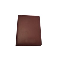 Porte-documents professionnel personnalisé avec logo, en cuir véritable souple et durable, grande capacité, portable
