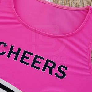 Vente en gros à bas prix d'uniforme de pom-pom girl pour femmes, uniforme de pom-pom girl personnalisé avec votre propre logo - Product Image 3