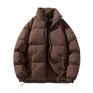Men's Business and Leisure Winter Puffer Coat <b>Duck</b> Down Hooded Puffer Jacket for Office and Outdoor Use - Product Image 3