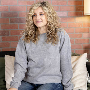 Ladies <b>Grey</b> Kangaroo Baggy Hoodies Comb Cotton Terry Thermal <b>Sweatshirts</b> - Product Image 1