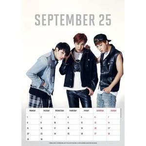 Calendrier promotionnel BTS 2025 format DIN A3 - Product Image 2