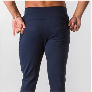 Pantalon de course à pied taille haute décontracté pour hommes Pantalon d'exercice de fitness en plein air Pantalon d'entraînement pour petits pieds Fitness musculaire - Product Image 5