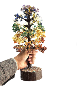 Árbol de cristal con piedra curativa natural de siete chakras, alta calidad y tasa de venta al por mayor, la mejor artesanía de piedra de la India - Product Image 2
