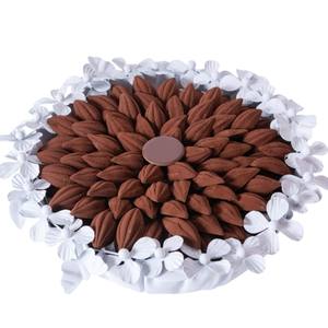 Atractivo cuenco de chocolate decorado con flores, cuenco de servicio de Metal de alta calidad, perfecto para una lujosa fiesta elegante, el precio más bajo - Product Image 1