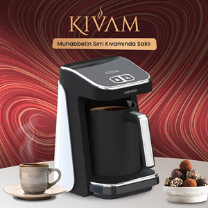 Macchina da caffè turco automatica Kivam-bianco perla - Product Image 2