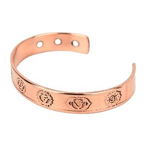 Nouveauté : Bracelet en cuivre martelé fait main, personnalisé, fabriqué en Inde, très demandé, luxueux, artisanat du cuivre. - Product Image 2