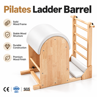 Peralatan Pilates Ladder Barrel Maple Kustom untuk Latihan Kekuatan Inti dan Fleksibilitas, Peralatan Pilates, Mesin Pilates