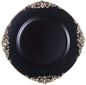 Platos de carga para mesa, decoración con diseño de acabado de colores, redondos, mesa de cena, los mejores suministros de cocina, novedad - Product Image 2