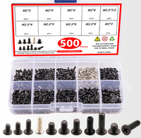 500 pièces M2 M2.5 M3 vis ordinateur portable ordinateur portable Kit d'assortiment de vis assorti utilisant pour IBM pour HP pour Dell pièces de matériel