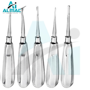 Almac ชุดลิฟต์ทันตกรรม10ชิ้นชุดลิฟต์รากฟันแบบแมนนวลพร้อมเครื่องมือผ่าตัดวัสดุสแตนเลส - Product Image 2