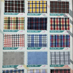 ผ้าโพลีผ้าฝ้ายลายตารางแบบพรีเมี่ยมเหมาะสำหรับเสื้อนักเรียนกระโปรงและชุดเด็ก - Product Image 1