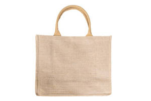 Multi-Color <b>Jute</b> Reusable Eco-friendly Tote <b>Bag</b> with Customizable Logo Printed Zipper Closure for Convenient <b>Shopping</b> - Product Image 5