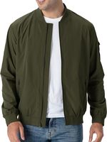 Coupe-vent coupe-vent léger et décontracté pour hommes Vestes de course Softshell Flight Bomber