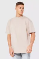 T-shirt Homme Personnalisé Col Rond Coupe Slim Respirant 100% Coton 300 GSM Streetwear Logo Personnalisé Épaules Tombantes Grande Taille
