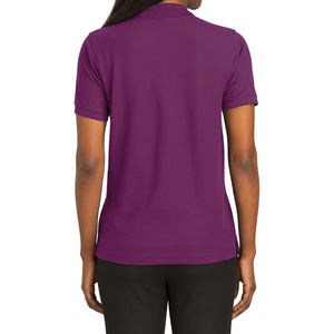 Camisetas Polo de mujer de material de algodón personalizadas de manga corta transpirables con camisetas polo impresas con logotipo personalizado - Product Image 3