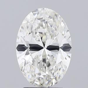 IGI 3ct Oval Cut VS1 Clarity Lab Grown Eco-Friendly G Color Diamond Loose for Her Excelente para la fabricación de joyas - Product Image 1