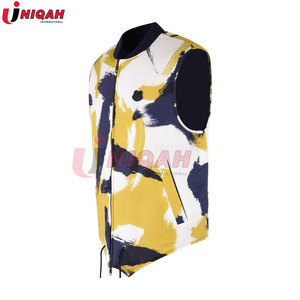 Gilet de moto pour hommes personnalisé de qualité supérieure en cuir véritable gilet à coupe pleine fleur coutures durables gilet décontracté en laine respirant - Product Image 3