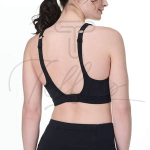 New Seamless High Support Sports <b>Bra</b> for Women Adults Yoga Gym Workout Fitness Clothing with Front Logo - Product Image 5