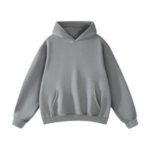 Vente en gros de sweats à capuche surdimensionnés pour hommes et femmes sweat à capuche en coton épais délavé à l'acide sweat à capuche vintage - Product Image 1