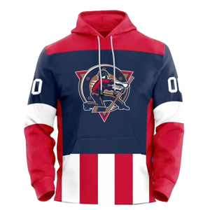 Sweat-shirt à capuche de hockey sur glace pour homme, vêtements personnalisés pour les fans, pull à capuche, style d'équipe sublimé, vêtements d'entraînement chauds, ensemble professionnel pour adultes - Product Image 4