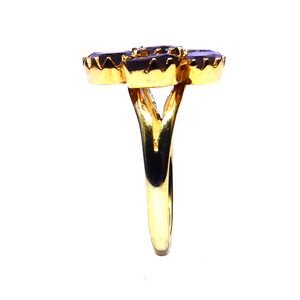 Designer Sterling Silver 925 Gold Plated Labradorite Gemstones <b>Cheap</b> Classic Elegant Fashion Finger <b>Ring</b> - Product Image 6