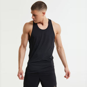 Camiseta Deportiva Body Fit, Estilo Stinger, Algodón y Bambú, Suave y Transpirable, Abertura Profunda en los Brazos, Fabricante OEM, Marca Privada - Product Image 1
