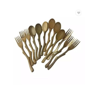 Ustensiles de cuisine en bois de teck naturel pour la cuisine Cadeau écologique Cuillères en bois Ustensiles de cuisine en bois durables - Product Image 6