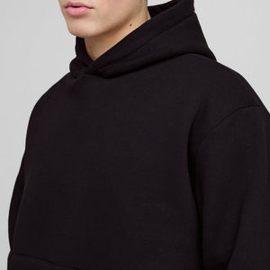 Chándales de algodón para hombre hechos a medida OEM diseño de logotipo impreso de invierno con capucha patrón sólido transpirable colección de tendencia superior para - Product Image 3